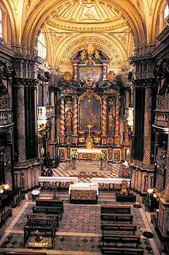 Interno della basilica del Corpus Domini