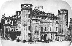 Palazzo Madama - zona est nel 1845