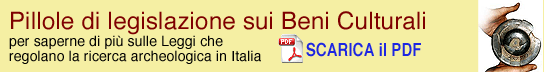 Pillole di
                  Legislazione sui Beni