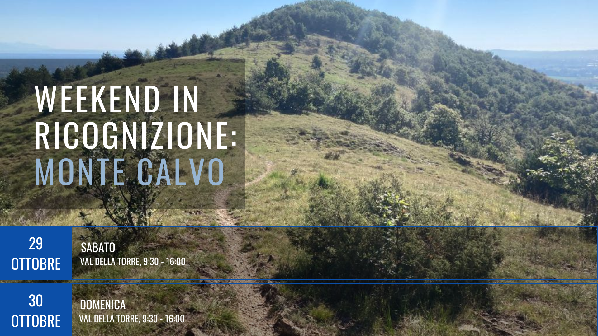 Scopri di più sull'articolo Weekend in ricognizione: Monte Calvo – Seconda giornata
