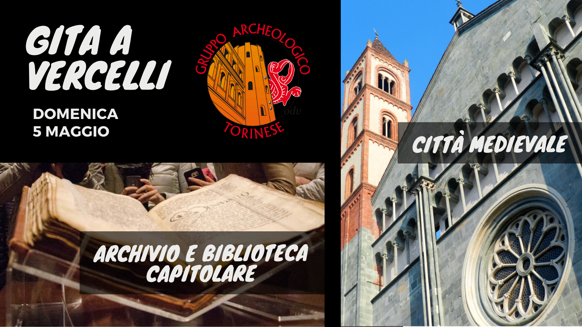 Scopri di più sull'articolo Gita a Vercelli: Archivio e Biblioteca Capitolare e città medievale